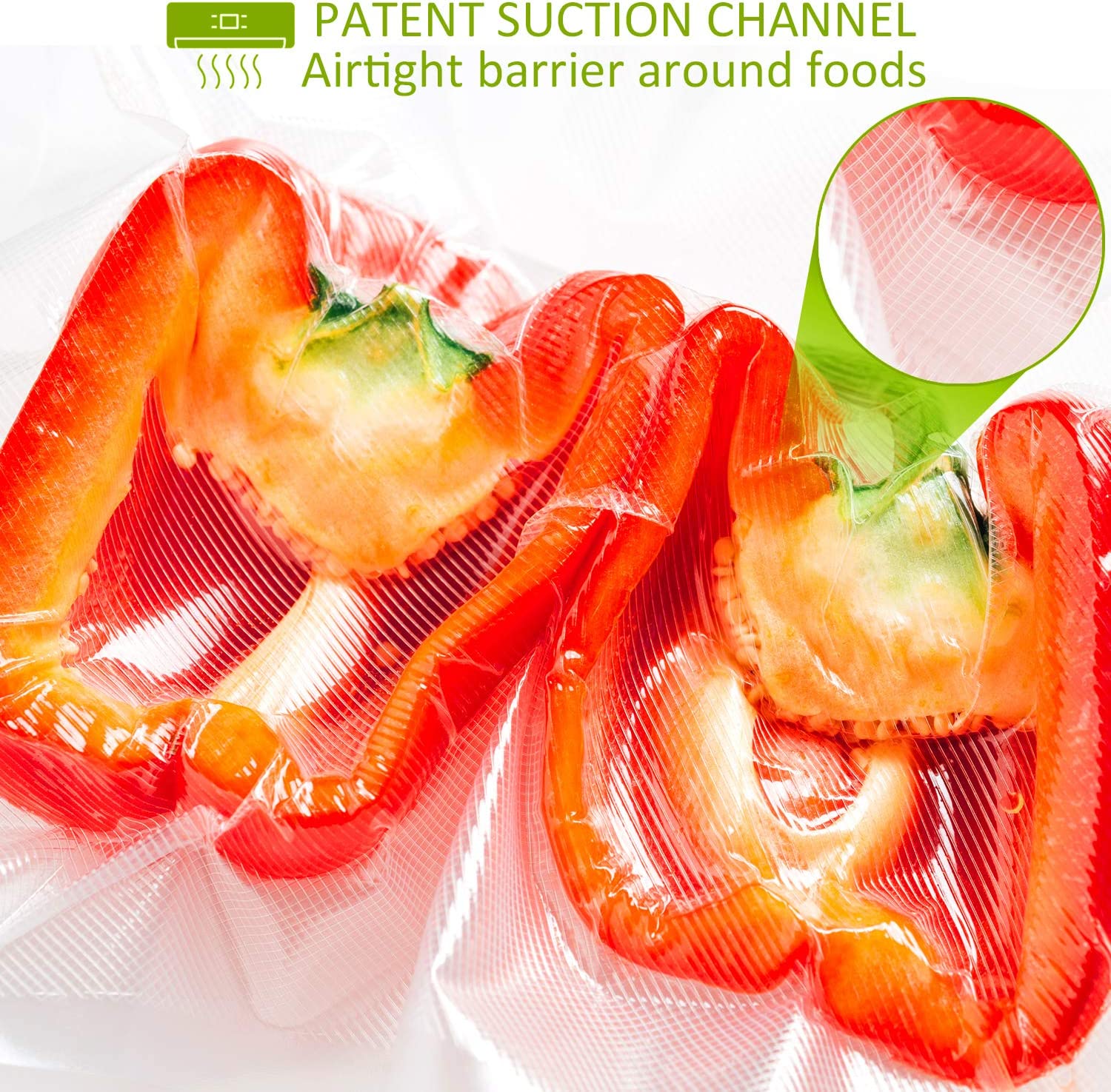 Transparent PA PE Plastic Vacuum Rice Bag Rice Brick Bag Large Vacuum Seal Bags Food
