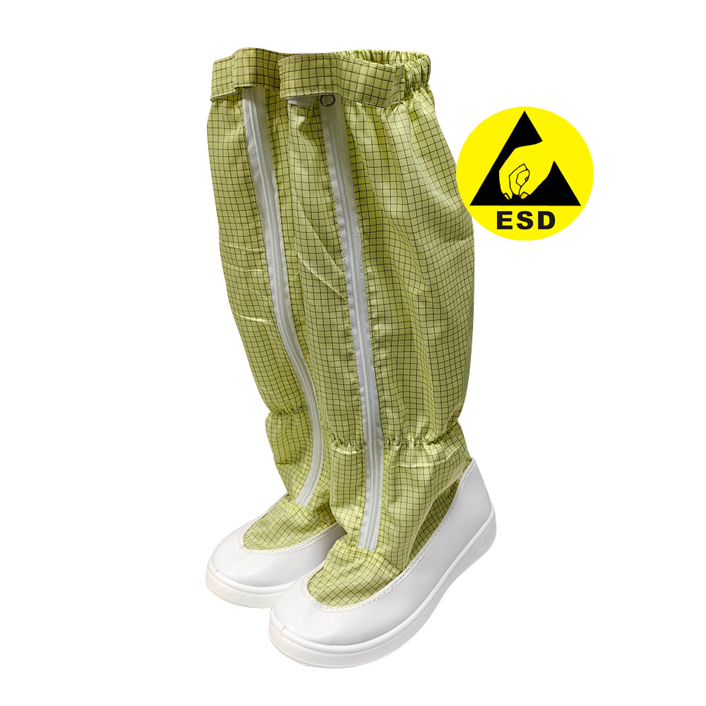 Unisex Gender Durable Static Discharge ESD Dust Free Shoes For Cleanroom
