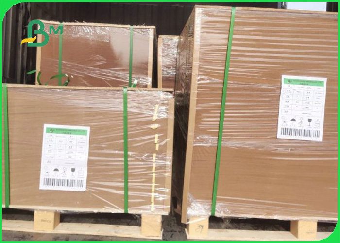 300gsm Unbleached Kraft Paper Roll For Snack Food Packaging 70 * 100cm