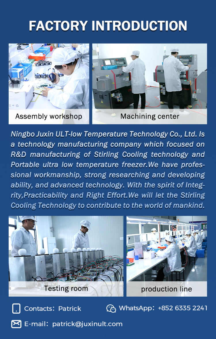 25L Portable Vaccine Storage Freezer for Ultra Low Temp -60C Transfer in Lab/Hospital