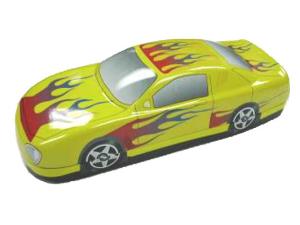 Buy cheap Car Shape Candy 0.28mm Thickness Cartoon Metal Box CMYK product