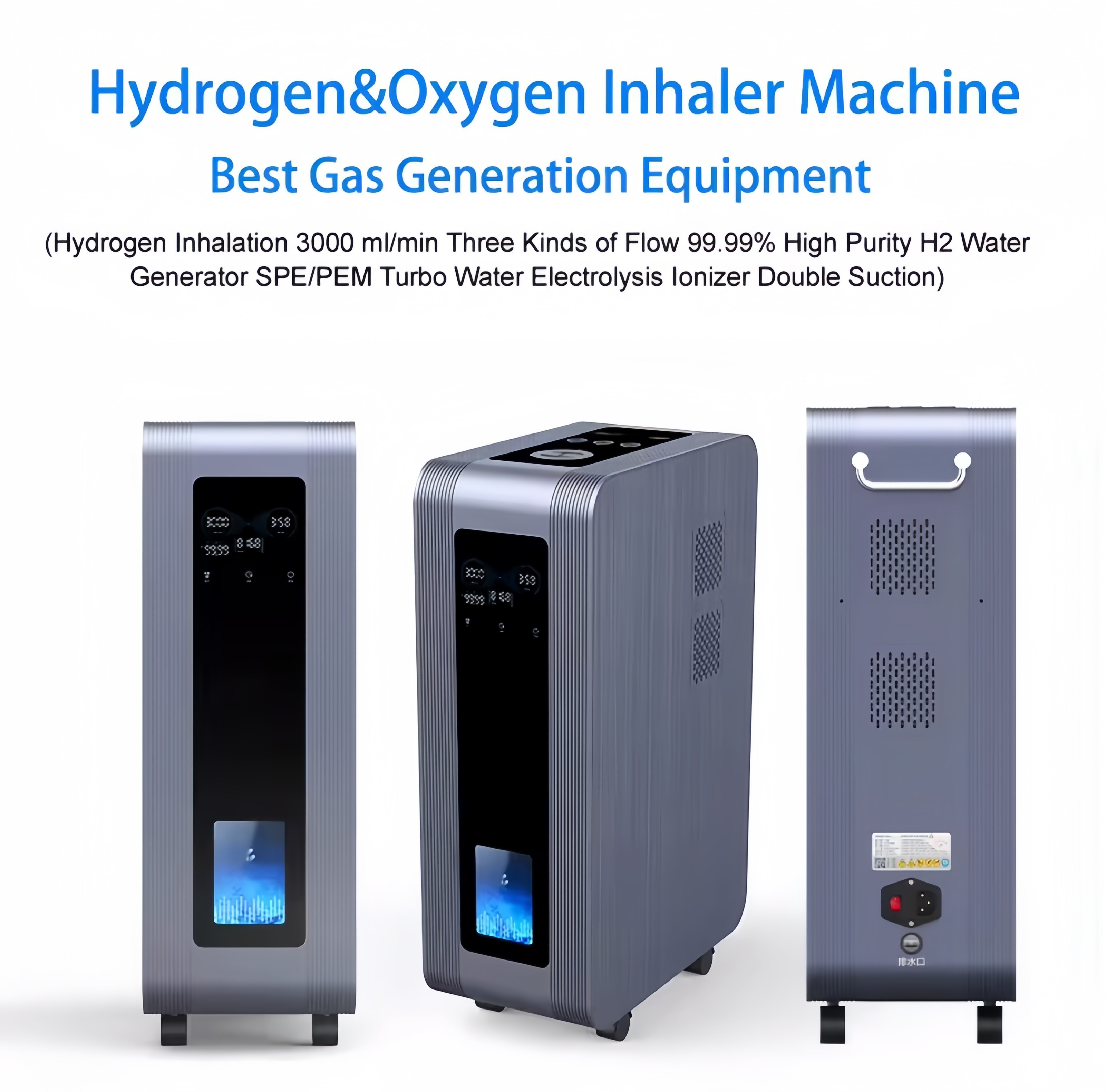 Inhalation Hydrogen Generator 3000 Ml/Min High Flow Family Clinic Use WEIZI
