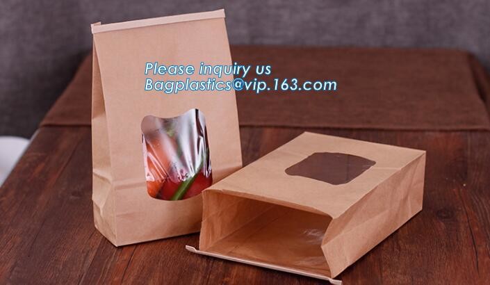 shopper carrier, pac Design Eco-friendly Plastic Bakery Bags Clear Wedding Cake Pastry Cupcake Slice Bread Packaging Bag