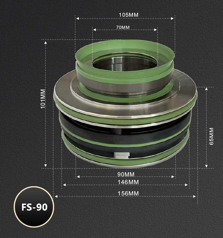 BERGMAN Replace Flygt Pump Seal FS-120mm 3800 3602 3351 3531 7121.9X5 Metal Frame Cartridge Mechanical Seal