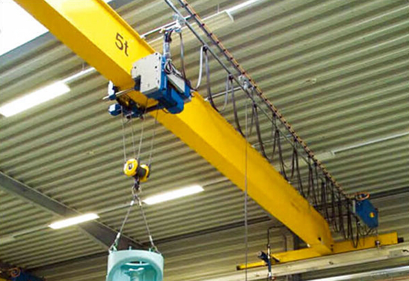 lx model single beam electric overhead underslung travelling crane