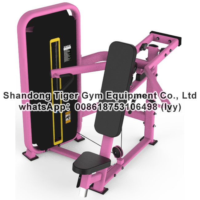 Single Station Gym fitness equipment machine Shoulder Press / Seated Chest Press exercise machine
