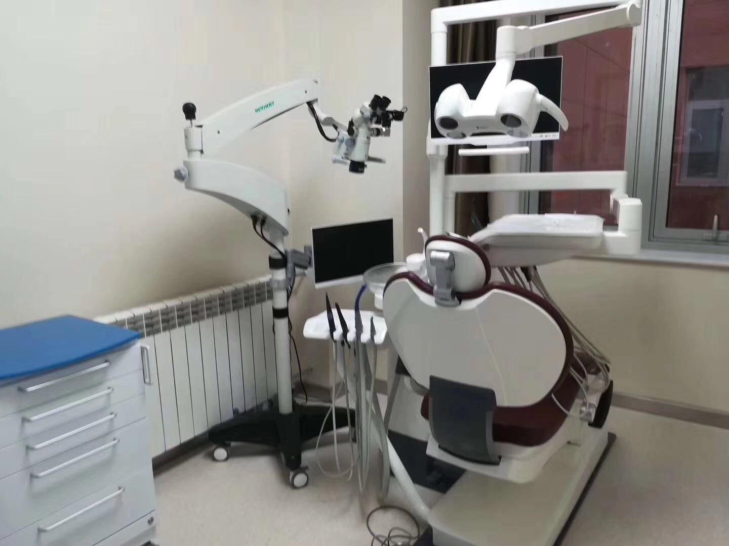 3000 Series Dental Surgical Microscope , Portable Dental Microscope