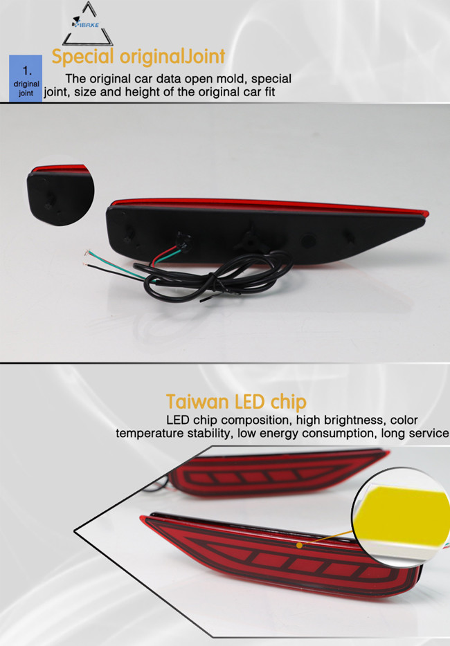 Multi-Function Car Rear Light Brake Bumper Lamp For Mitsubishi Xpander 2017-2019