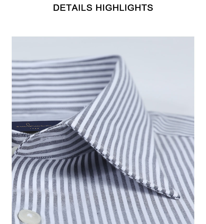 Spring 100% Cotton Fabric Men's Formal Dress Shirt Slim Fit Business Shirt Full Sleeve