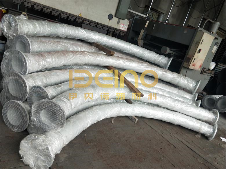 Industrial Wear Resistant Ceramic Pipe Bending Alumina Ceramic Lined Pipe