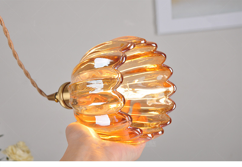 Modern Glass Pendant Light Clear Flower Pendant Lamp living dinning room hanging lamp(WH-GP-99)