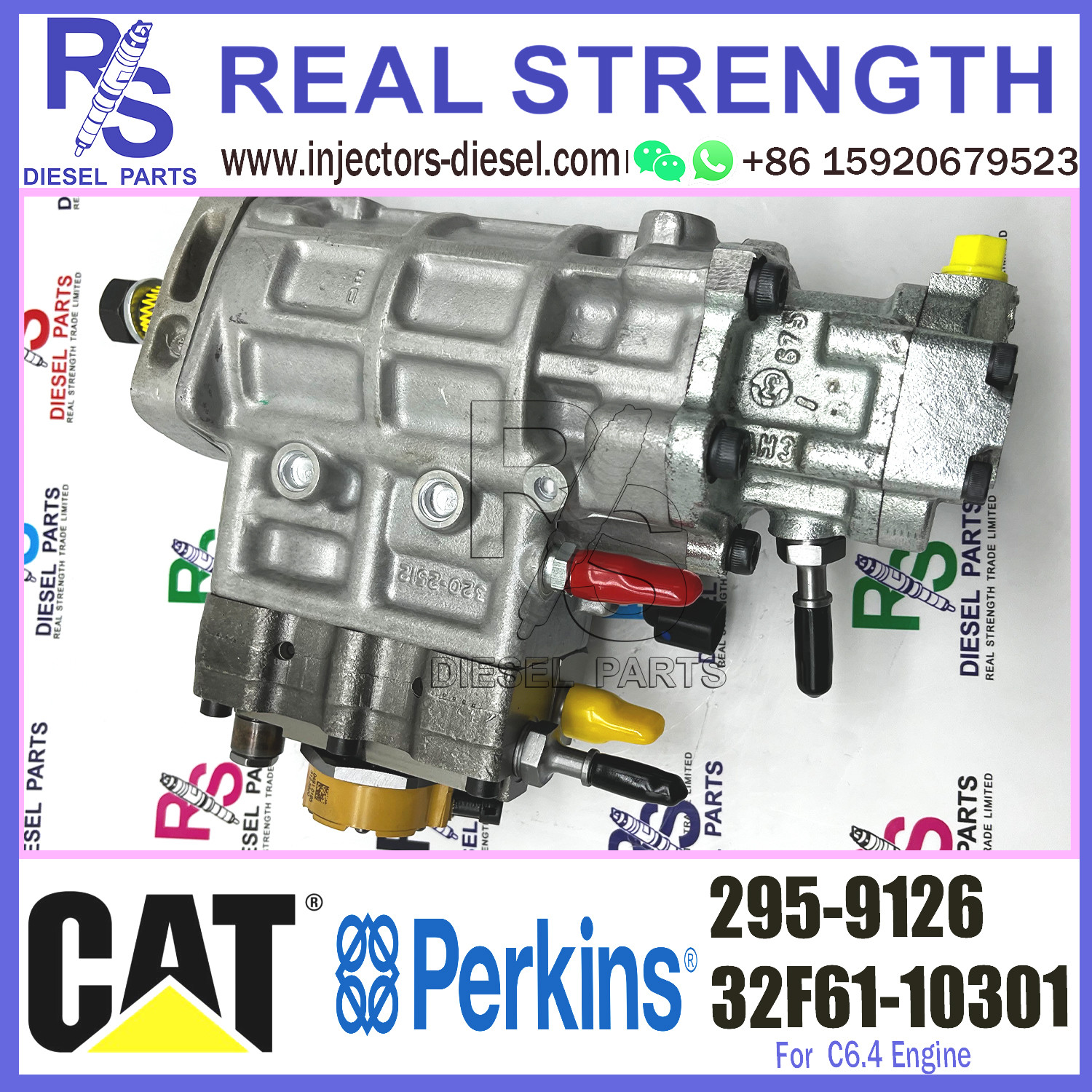 32F61-10301 Diesel Oil Fuel Transfer Pump 295-9126 2959126 For Excavator E320D 320D