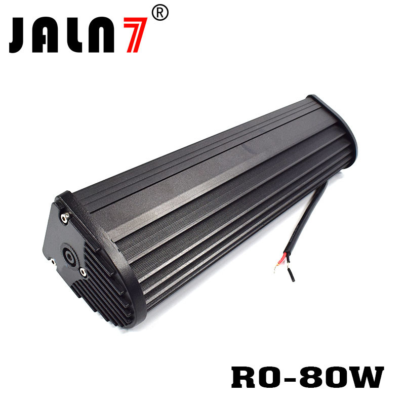 LED Light Bar JALN7 80W CREE Spot Flood Combo LED Driving Lamp Super Bright Off Road Lights LED Work Light Boat Jeep