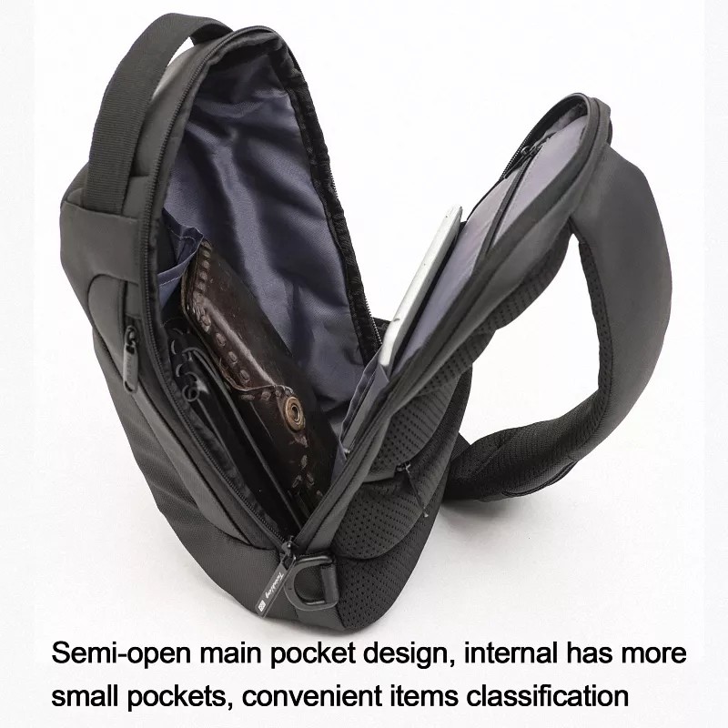 1200d Reverse Coating Laptop Rucksack Odm Leisure Cross Body Shoulder Bag