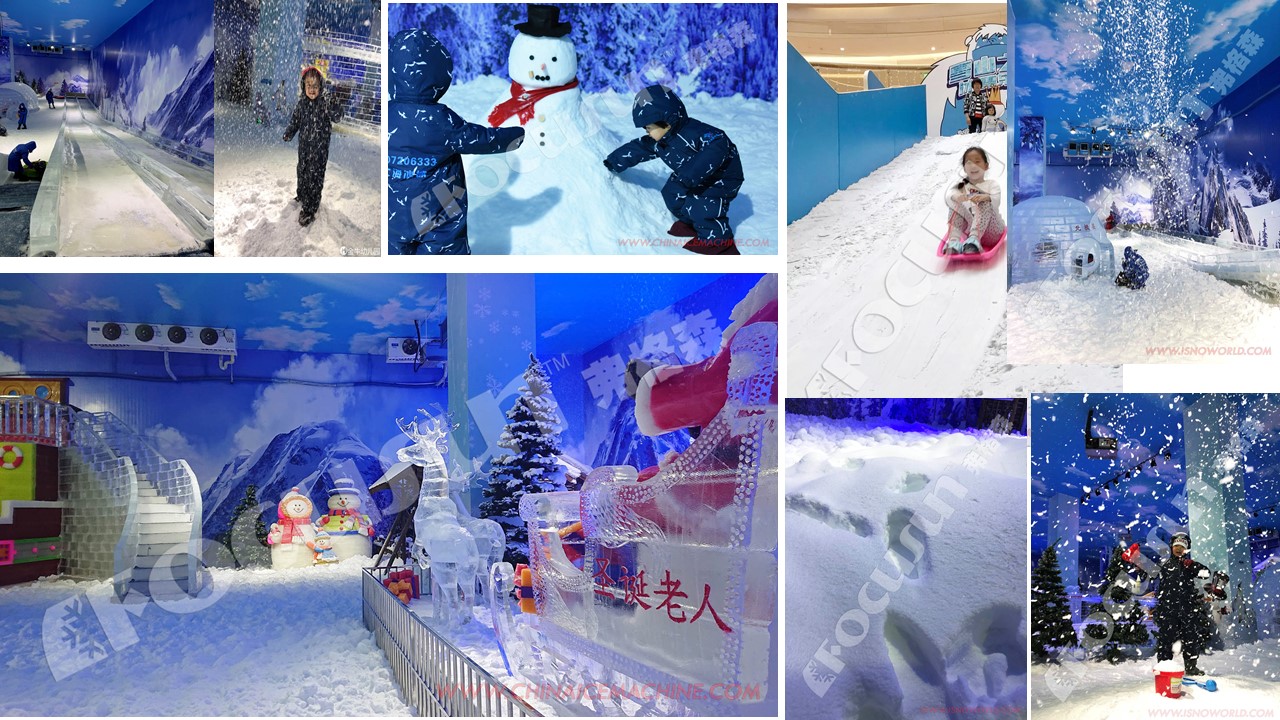 Create Stunning Snowy Landscapes with Focusun R404A Refrigerant Snow Making Equipment