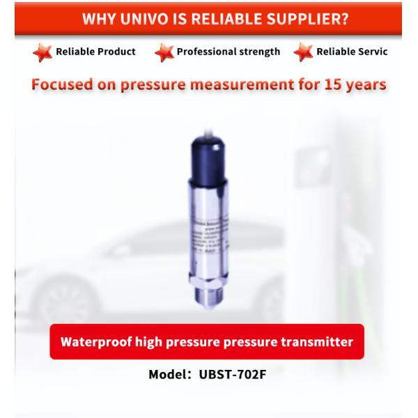Univo UBST-702F High Oil Pressure Sensor Liquid Level Transmitter with 4-20mA Output