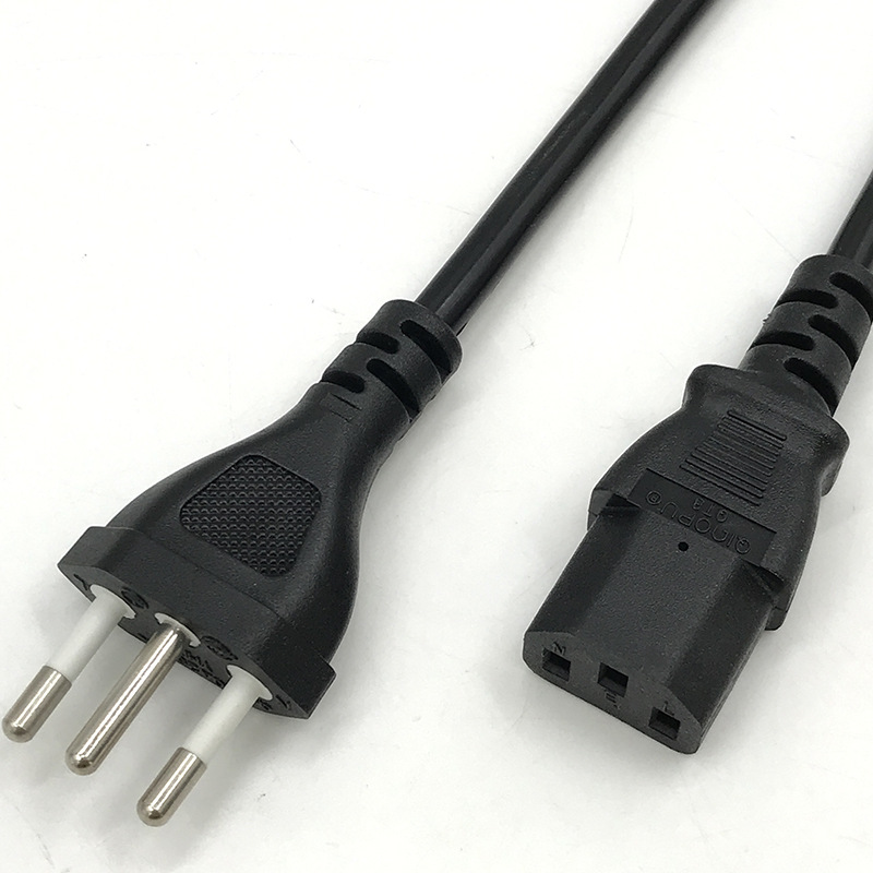 Europe Standard Power Cable 3ft/6ft/12ft Length SPT-2 18AWG x 2C EU Plug to IEC C19