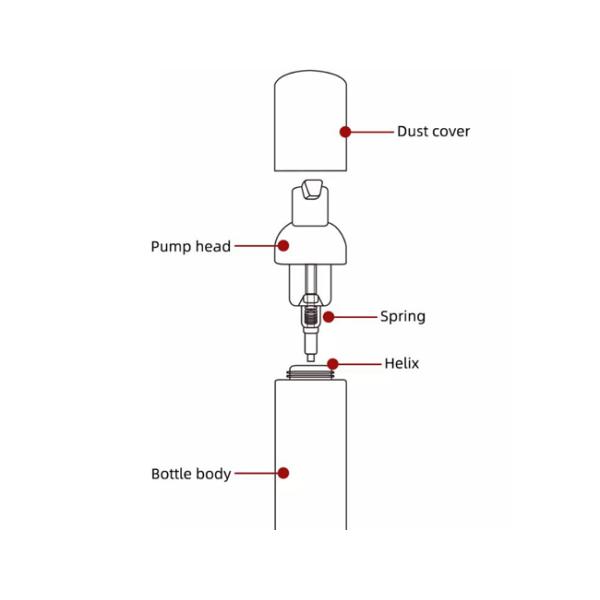 60ml Black Mousse Pump Bottle