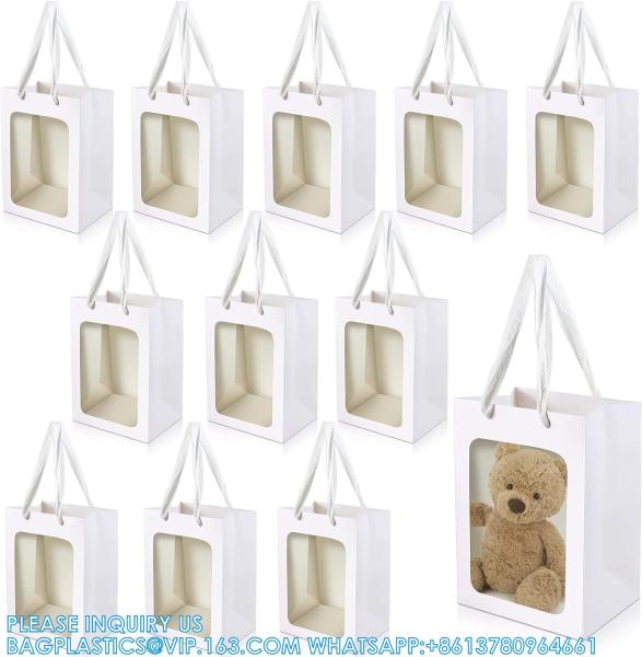 Bags With Window 10x7x5 Gift Bags For Mother'S Day Proposal Candy Gift, Festival