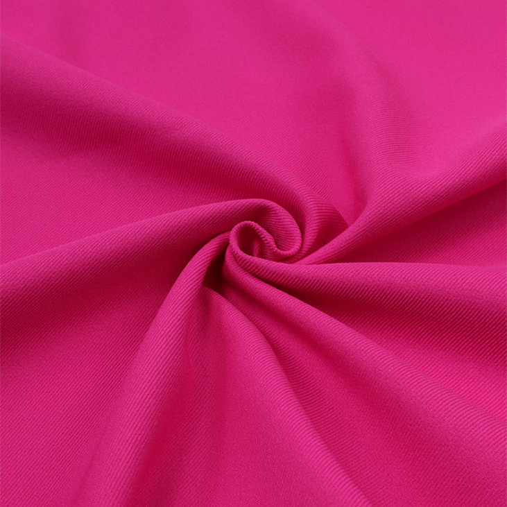 100% Polyester Gaberdine Fabric Garments Women Clothing For Skirt Dress