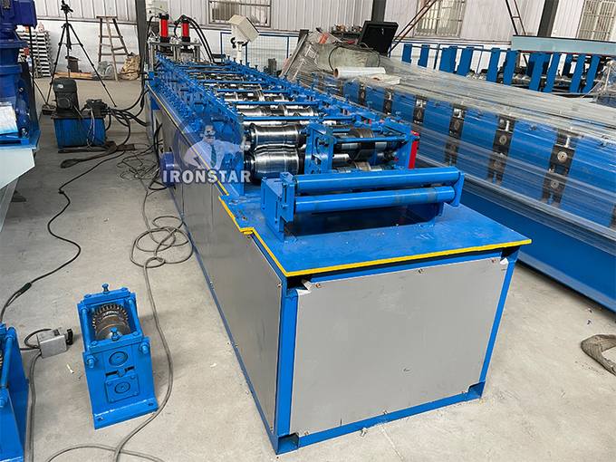 2 in 1 shutter door forming line for Ecuador Punching hole shutter door forming line | rolling shutter machine | shutter slat machine 2 in 1 rolling
