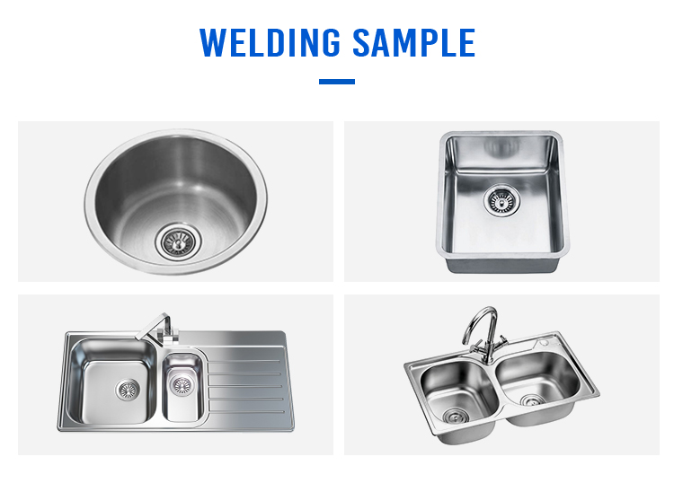 HWASHI Stainless Steel Welding Machine For Inox SS Kitchen Double Sink Seam