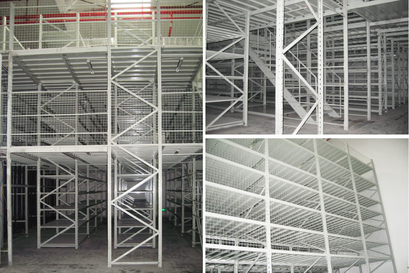 Mezzanine Rack for automobile 4s stores Warehouse Storage Rack
