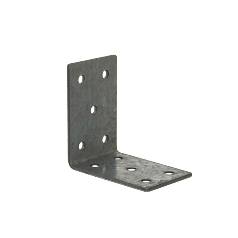 Hardware Timber Connectors Galvanized Steel Corner Brackets Weighing 36.4g