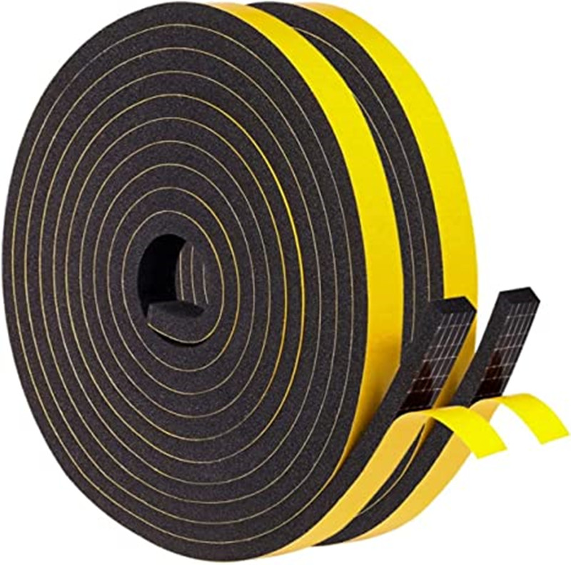 Insulation Self Adhesive Neoprene Foam Strip High Density Rubber Foam Weatherstrip