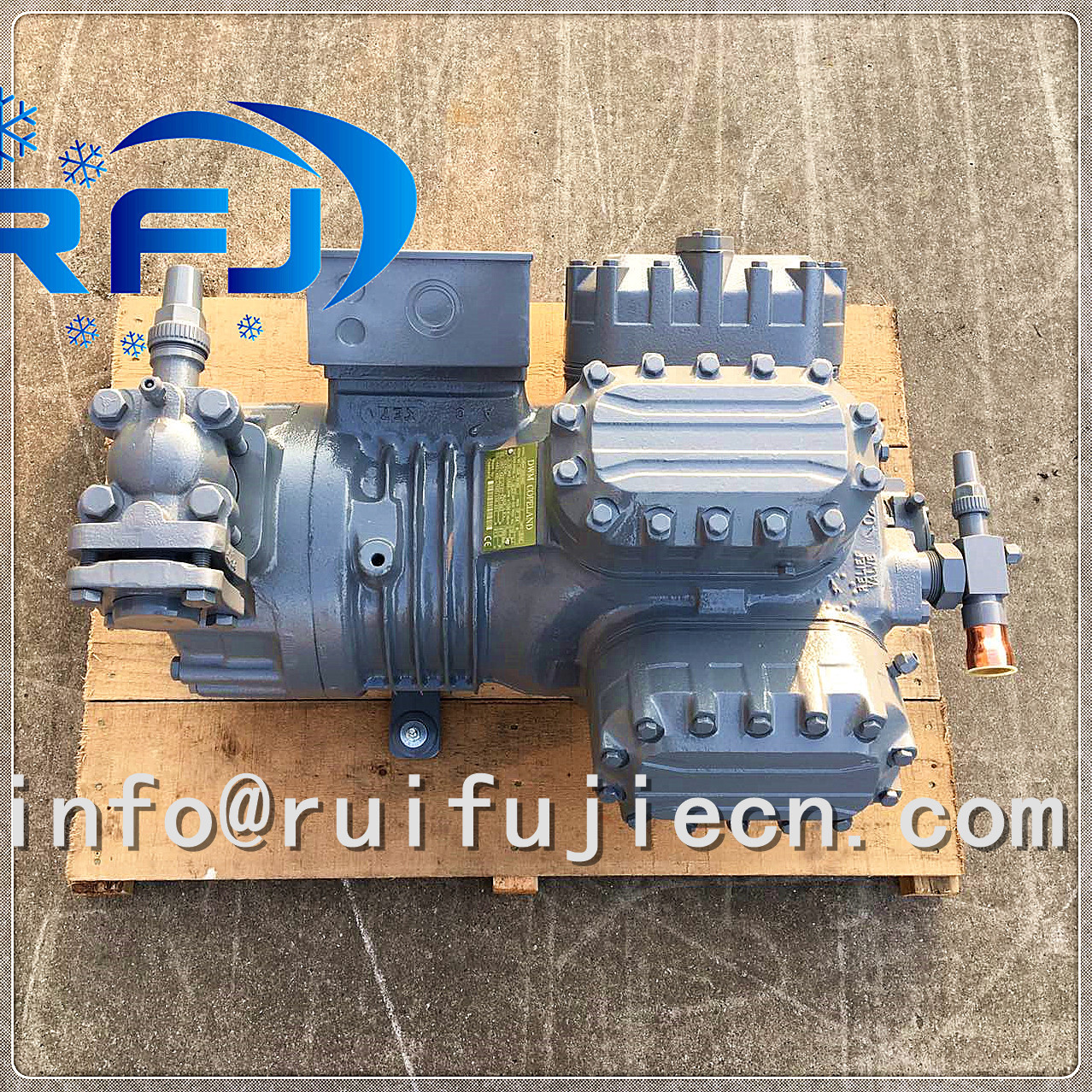 A/C Dwm Copeland Compressor , Semi Hermetic Compressor D4SJ-3000 For Refrigeration