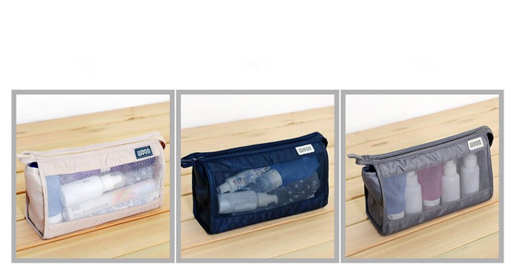 Custom Transparent Cosmetic Bag Cute Pouch Travel Bag Makeup Bag Zipper