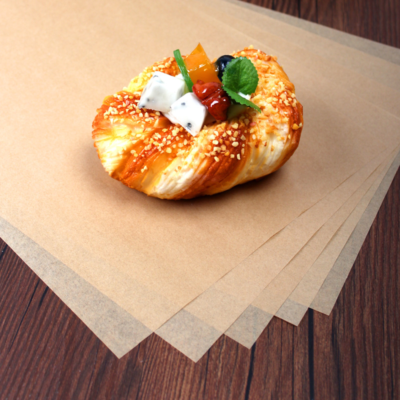 Solvent Free Silicone Oil Coated Craft Silicone Baking Paper Sheets For Non Stick Food Grade Baking