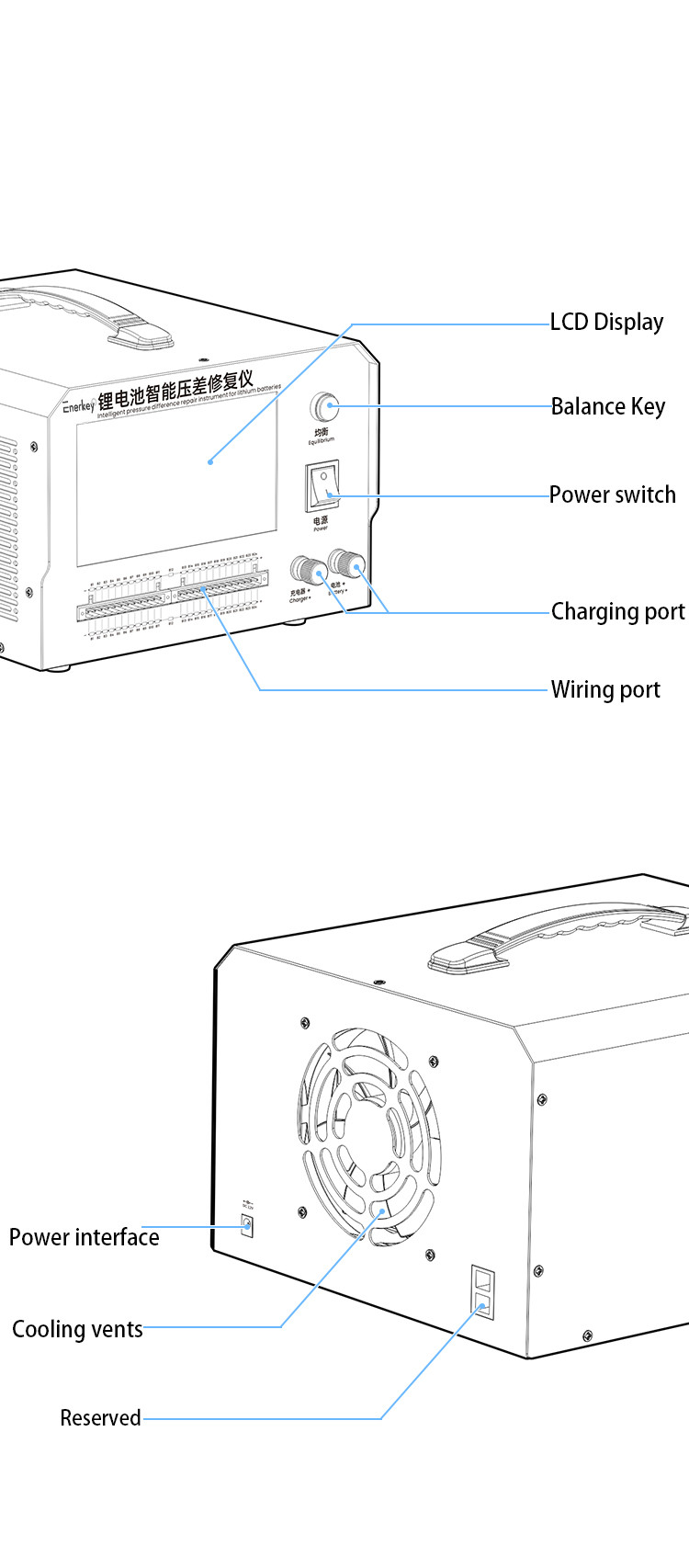 2-4.5V Battery Testers / Battery Charge Discharge Machine With ±(0.06%FS) Voltage Measure Accuracy