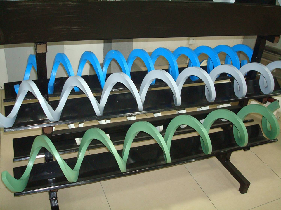 Pile Shaftless Spiral Blade Auger Augering Fabrication Auger Flight