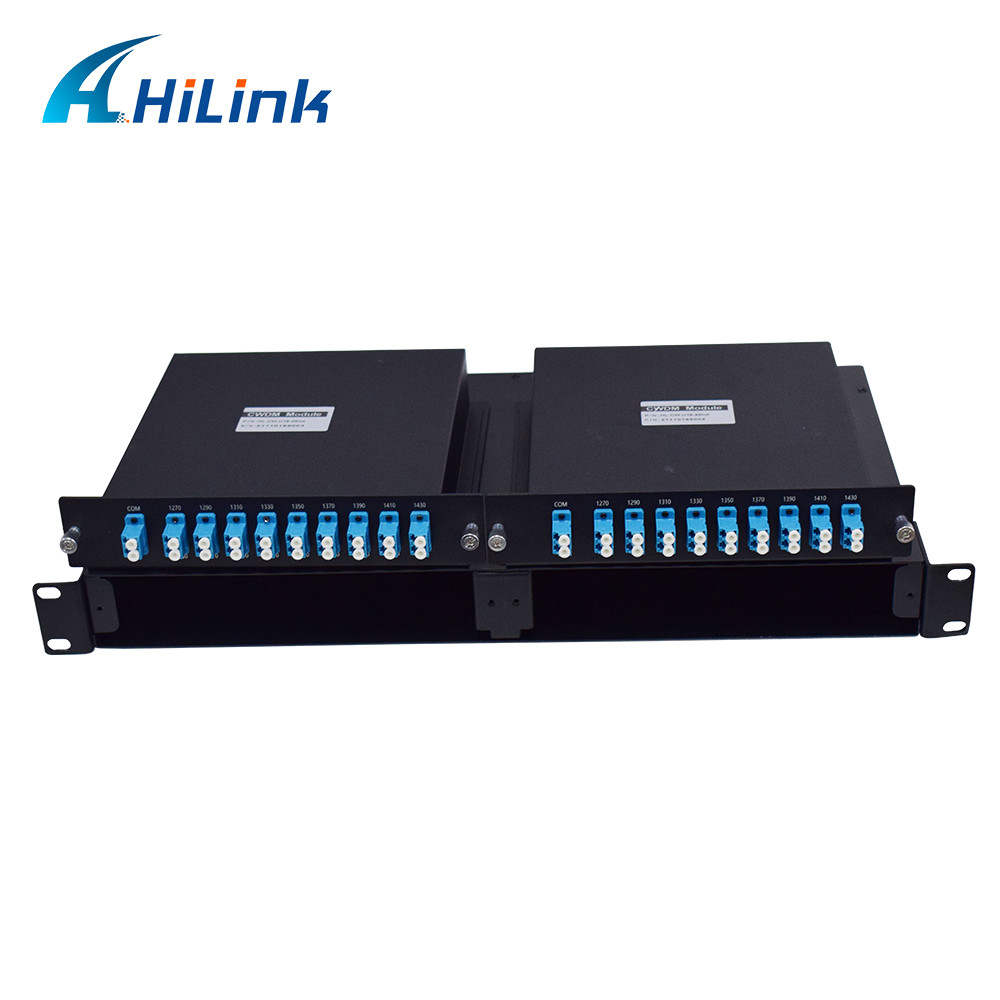 18CH CWDM Module 1270-1610nm 1U LGX 2 Half Sized Slot In 1 Cassette