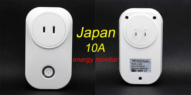 Tuya WIFI Smart Socket Smart Plug EU UK Swit AU BR FR JP Israel Ita ZA Plug 10A Remote Control Alexa Google Home Energy