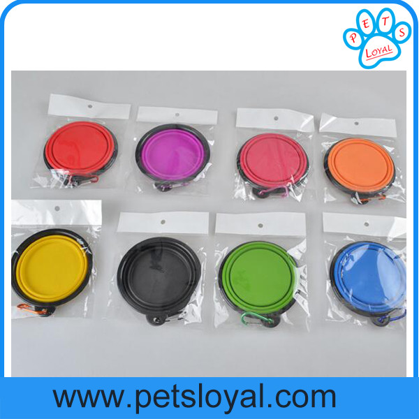 Manufacturer Cheap Silicone Pet Feeder Dog Bowl Collapsible Travel Pet Dog Bowl