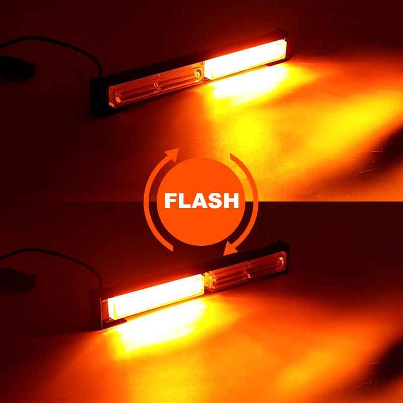 Amber White Red Blue 30W COB LED Dual Side Hazard Warning Strobe Emergency Light