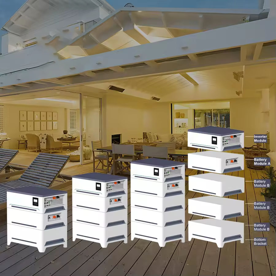 5 Years Warranty 51.2V 100Ah Solar Energy Storage System with Integrated Inverter for Solar Installations