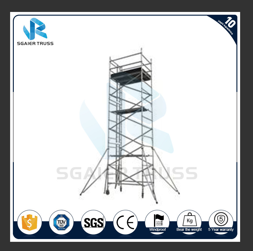 Multi Functional Ringlock Scaffolding System , High Strength Portable Scaffold Tower