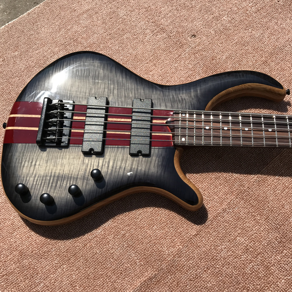 2017 new style high quality custom 5 string bass guitar, Rosewood fingerboard, free shipping