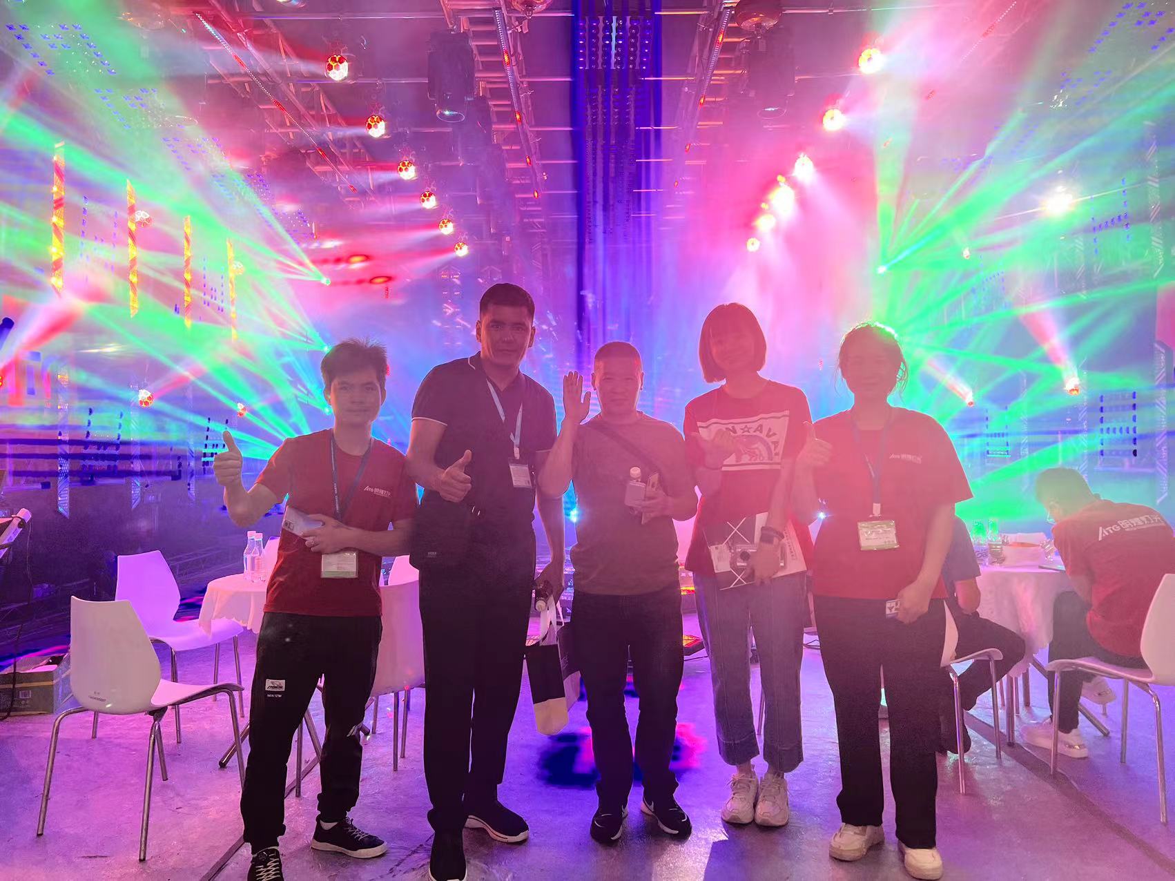 ATG Lazer Projection Starry Star Projector RGB Laser Light for Dj Disco KTV Nightclub Home Party