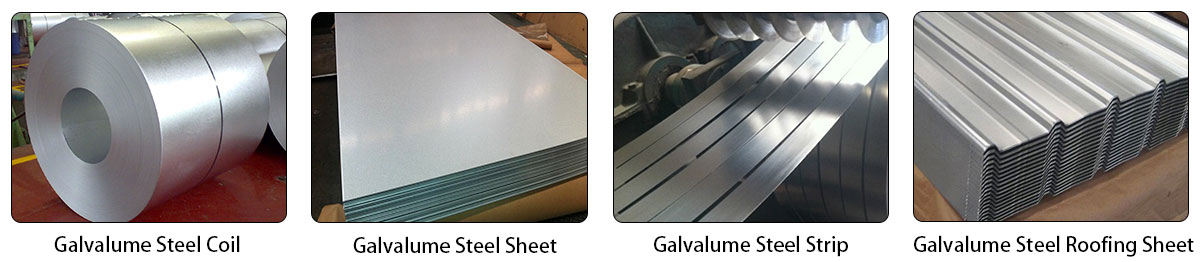 ASTM A792 Galvalume Aluzinc Steel Sheet Az150 Dx51d Az120 Steel Coil