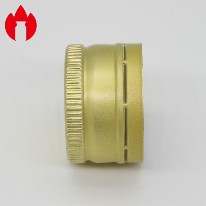 Oral Liquid Glass Bottle Pilfer Proof Closure , 28mm Aluminium Caps