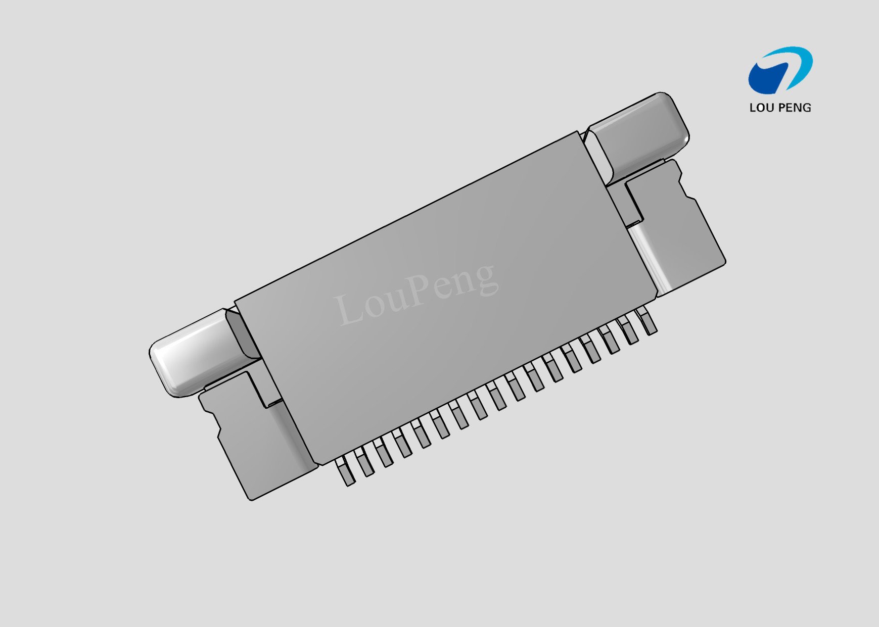 FPC Connectors, Flex-to-Board, 17 Position, 0.5mm [.02in] Centerline, Zero Insertion Force (ZIF), Right Angle, SMT