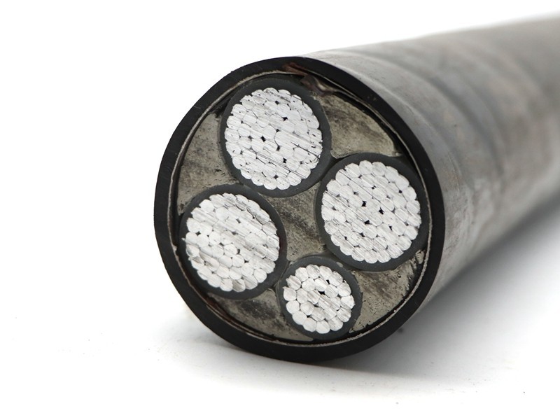 Customized Size 4 Core 6mm 10mm 16mm 25mm 35mm 50mm Cu/PVC/PVC Cable with Pure Copper
