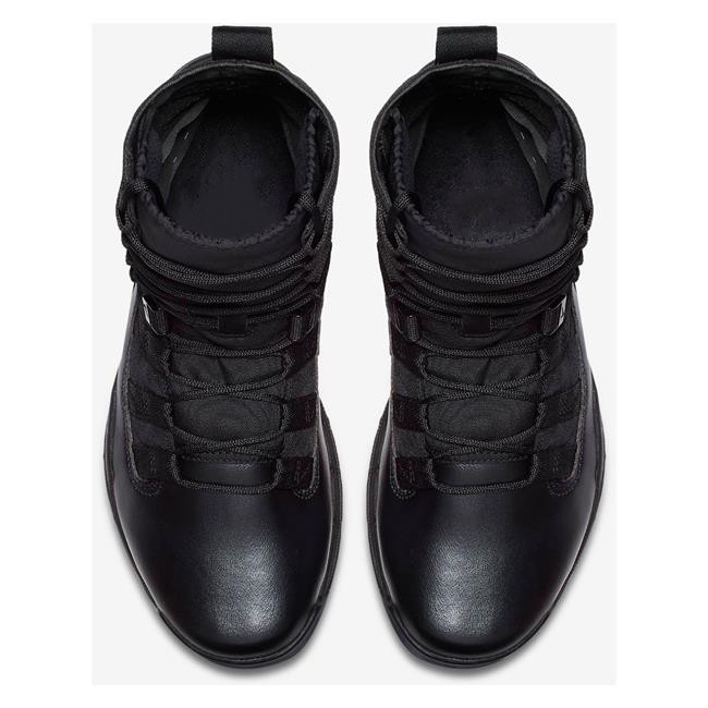 17 Ounces Genuine Leather Military Boots Upper Nylon Reinforced Black Outdoor Tactical Gear