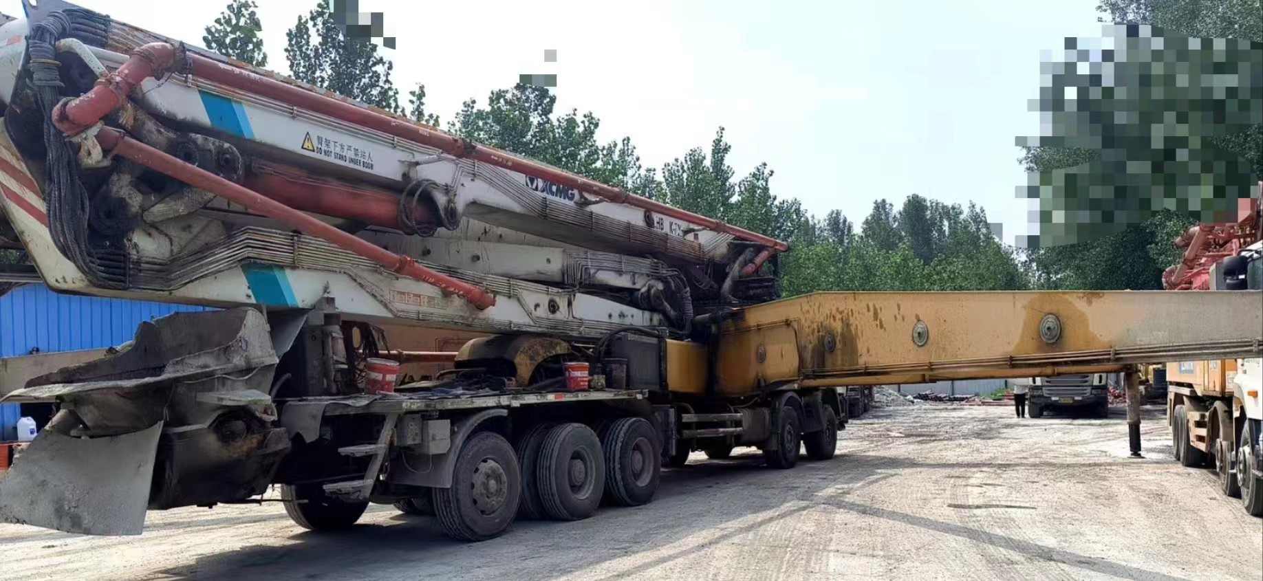 Hydraulic Process 2015 XCMG Concrete Pump Truck Green Tech for Zero-Emission Solutions in Global Infrastructure
