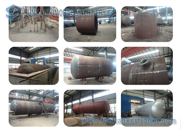 LPG Tank Trailer 65M3 27T LPG Gas Storage Bullet Tank underground tank