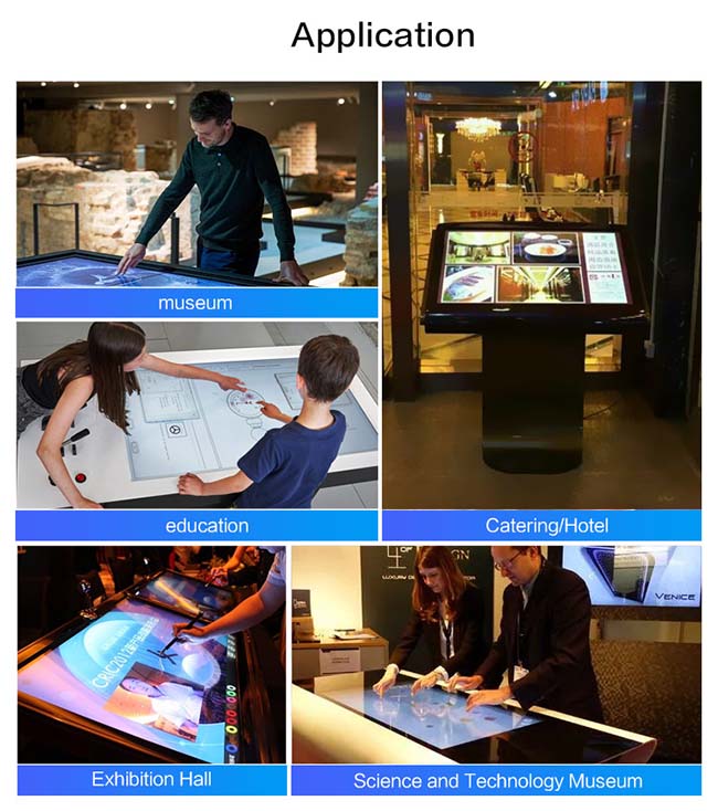 X-Type Windows Touch Screen Table With Capacitive Touch Screen For Sale 